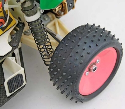 1989 Australia Worlds RC10 - Rear Left Wheel Tire Shock